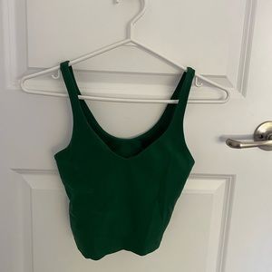 lululemon athletica Green Crop Top